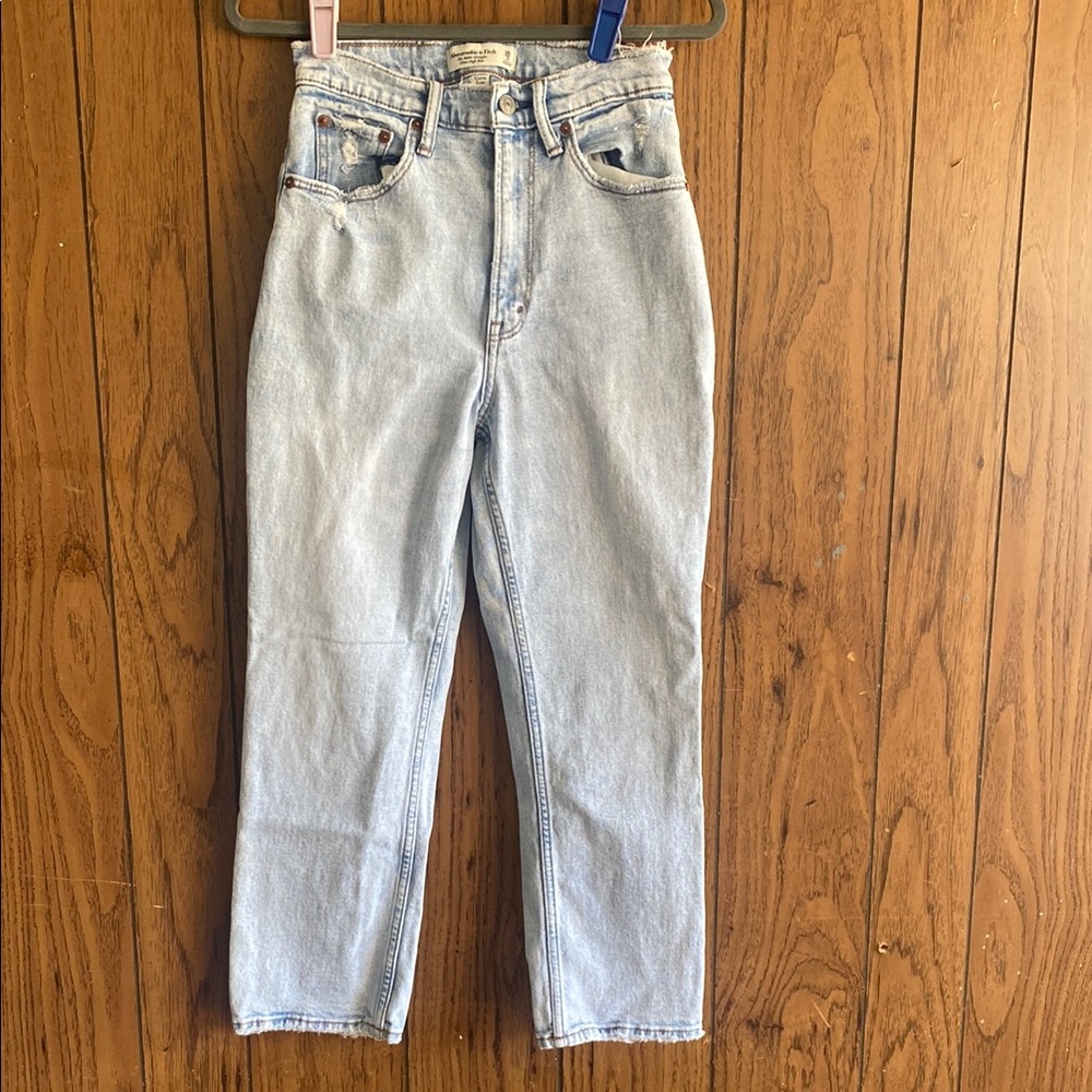 Abercrombie & Fitch High Rise Blue Jeans
